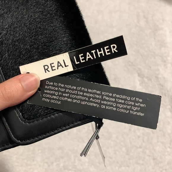 Jasper Conran Genuine Leather with Fur Wallet - Picture 6 of 17